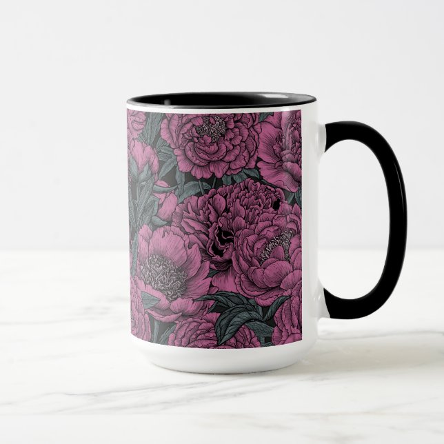 Caneca Flores roxas (Direita)