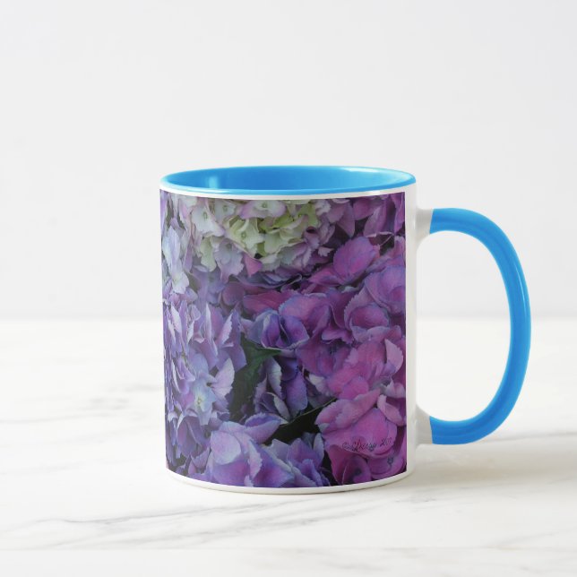 Caneca Flores roxas (Direita)