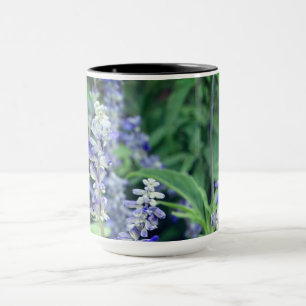 Caneca Flores Roxas Plantas Fotografia