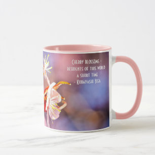 Caneca Flores Sakura alegres