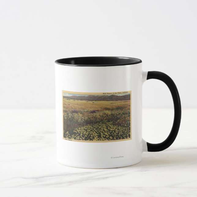 Caneca Flores Selvagens da Califórnia no Deserto (Direita)