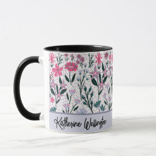 Caneca Flores Selvagens Modernas