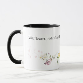 Caneca Flores selvagens, sorrisos da natureza