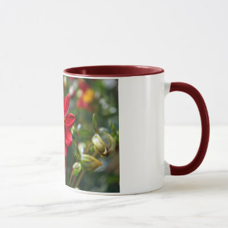 Caneca Flores vermelhas
