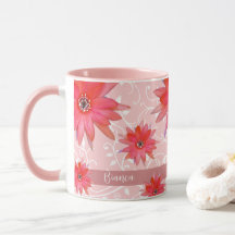 Flores Vermelhas Caprichosas Folhas Giratórias Adi