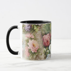 Caneca Flores Vintage