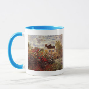 Caneca flores-vintage-jardim-de-monet-em-argenteuil-sol