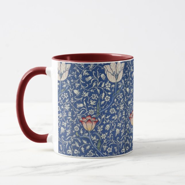 Caneca Flores Vintage William Morris Medway (Esquerda)