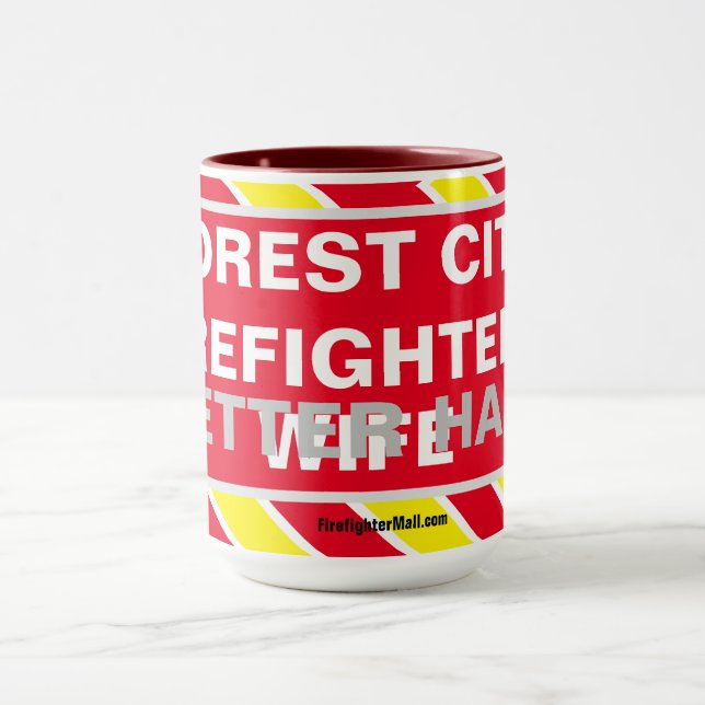 CANECA FLOREST CITY FIGHER'S MELHOR MEIO-MULHER WIFE MUG (Centro)
