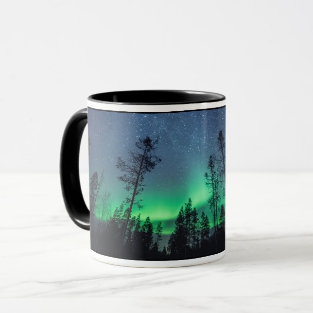 Caneca Floresta das Luzes do norte (Frente Esquerda)