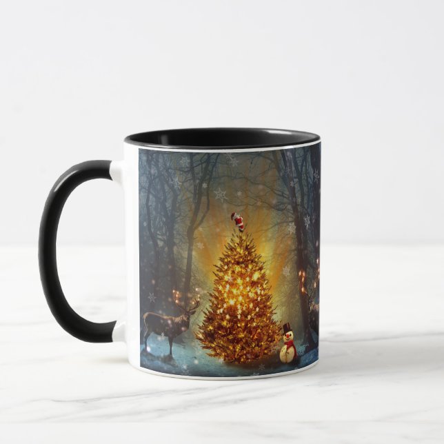 Caneca Floresta de Natal. (Esquerda)