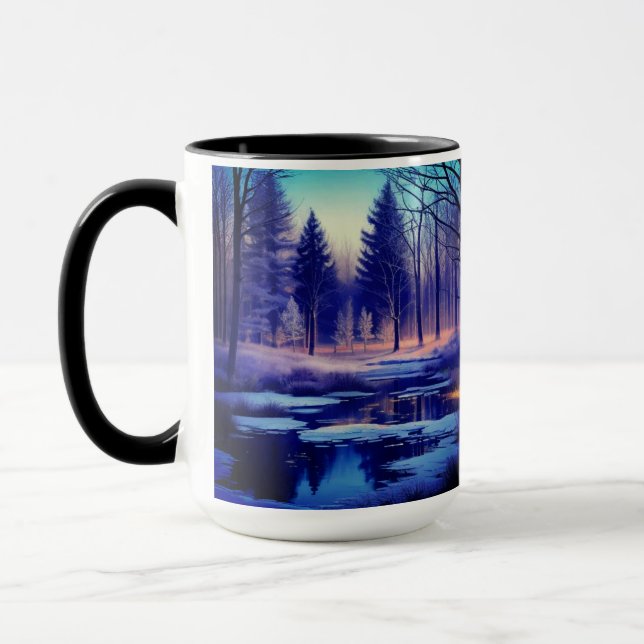 Caneca Floresta de Neve (Esquerda)