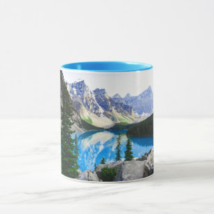 Caneca Floresta de Pinheiros Blue Lake Rocky Mountain