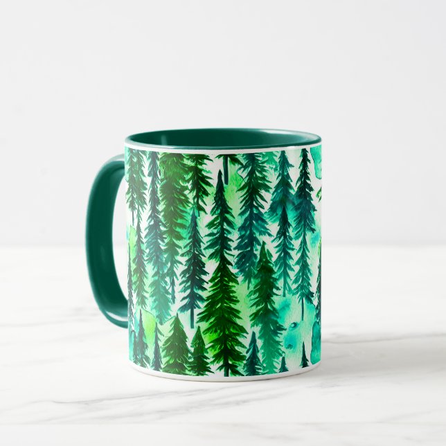 Caneca Floresta de Pinheiros de Montanha (Frente Esquerda)