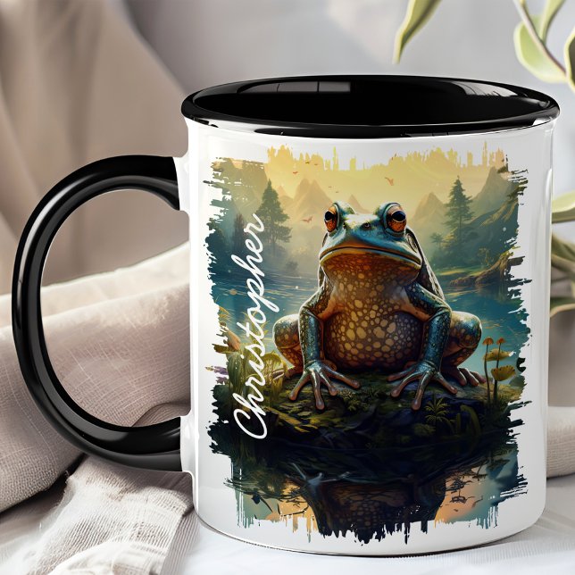 Caneca Floresta do Sapo na Rocha (Criador carregado)