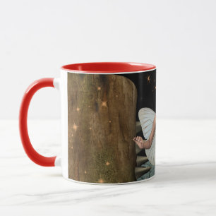Caneca Floresta Encantada Fada Cogumelo Arte Fantasia