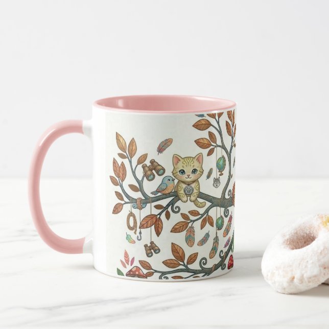 Caneca Floresta Exploradora (Com Donut)