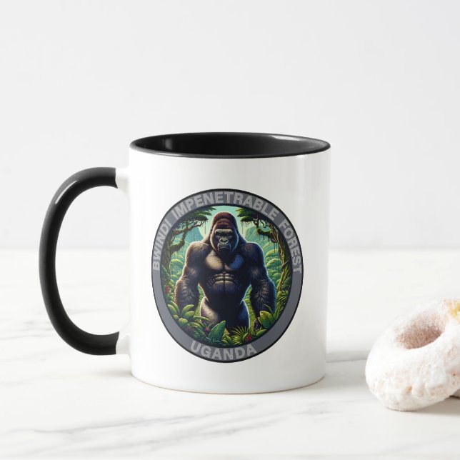 Caneca Floresta Impenetrável de Bwindi Uganda (Com Donut)