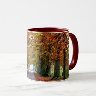 Caneca Floresta na estação do outono