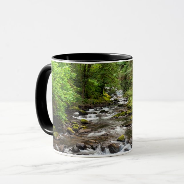 Caneca Floresta Nacional Siuslaw | Sweet Creek (Frente Esquerda)