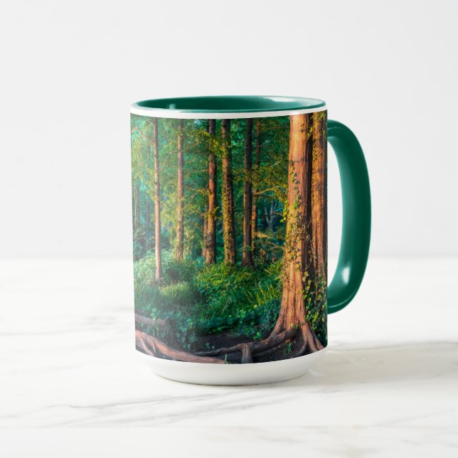 Caneca Floresta no verão (Frente Esquerda)