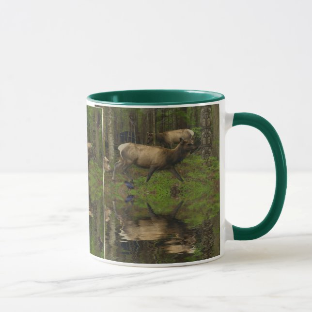 Caneca FLORESTA VELHA Animais Clãs Dotados de Mug (Direita)