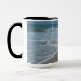 Caneca Flórida Atlantic Ocean Beach leva foto natural