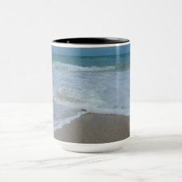 Caneca Flórida Atlantic Ocean Beach leva foto natural