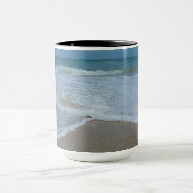 Caneca Flórida Atlantic Ocean Beach leva foto natural (Centro)