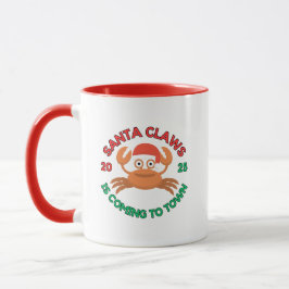 Caneca Florida Christmas Coffee Mug Santa Claws