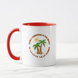 Caneca Florida Christmas Family Vacation Coffee Mug
