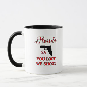 Caneca Flórida Segunda Emenda Liberdade