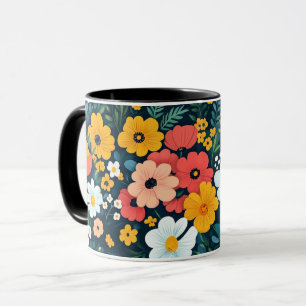 Caneca Florido Floral, Folclore Vibrante e Bonito Precios