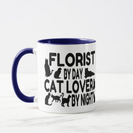 Caneca Florist Cat Lover