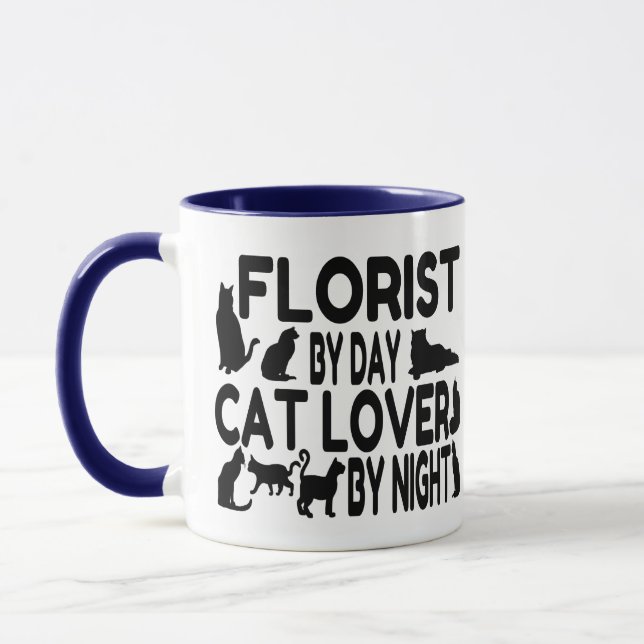 Caneca Florist Cat Lover (Esquerda)