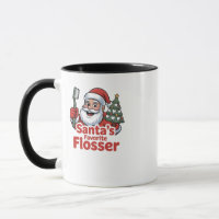 Flosser Favorito do Papai Noel Natal Odontologia D