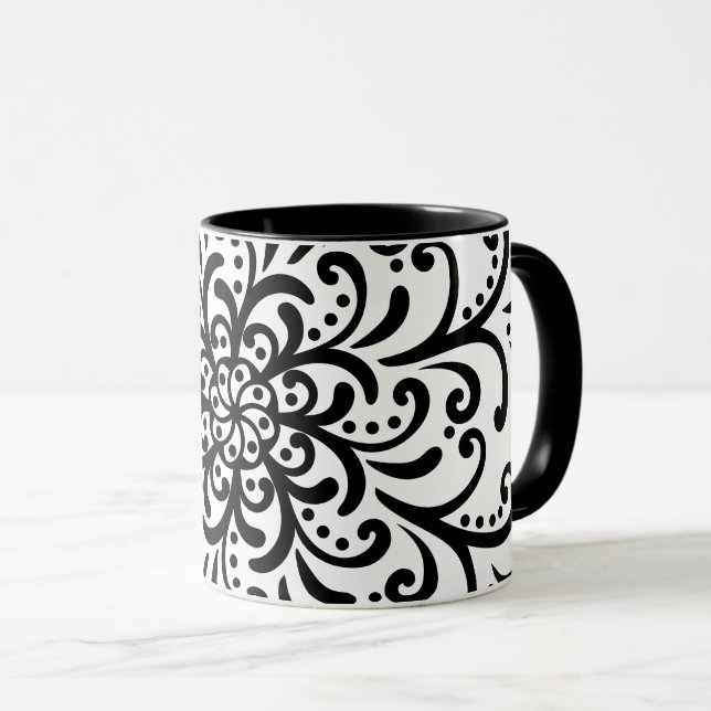 Caneca Flourada Whimsical (Frente Esquerda)