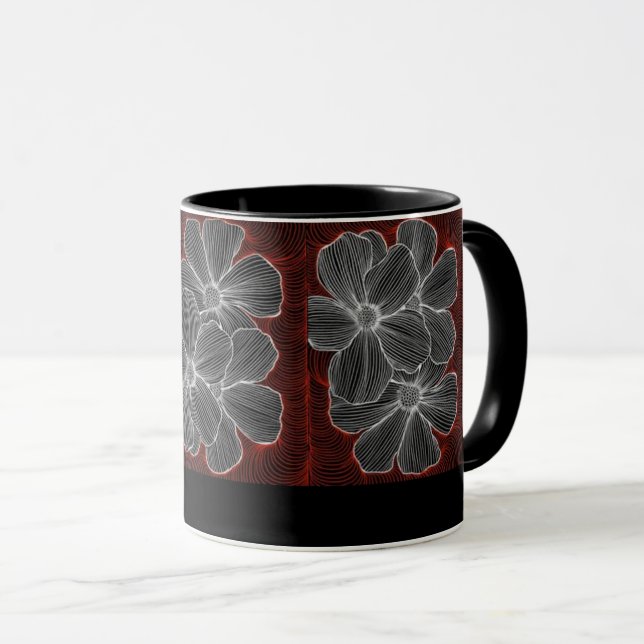 Caneca flowers coffee mug (Frente Esquerda)