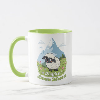 Caneca Fluffiest Lawn Mower – Adorable Blacknose Sheep