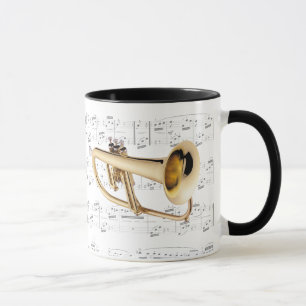 Caneca - Flugelhorn com partitura