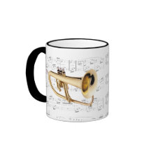 Caneca - Flugelhorn com partitura