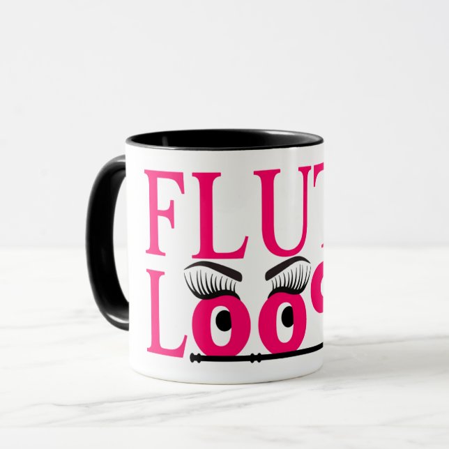 Caneca Flute Loops, Mug De Duas Toneladas (Frente Esquerda)