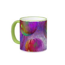 Fluxo interno eu abstraio a galáxia roxa verde do