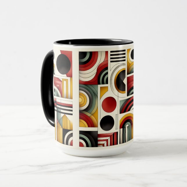 Caneca Fluxo Urbano dos Anos 70 (Frente Esquerda)