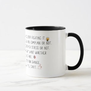 Caneca Foco na alteração da motivação