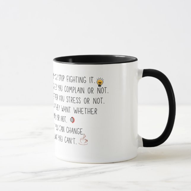 Caneca Foco na alteração da motivação (Direita)