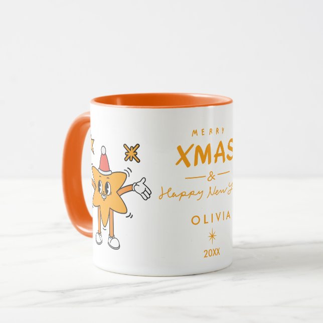Caneca Fofa de Natal (Frente Esquerda)