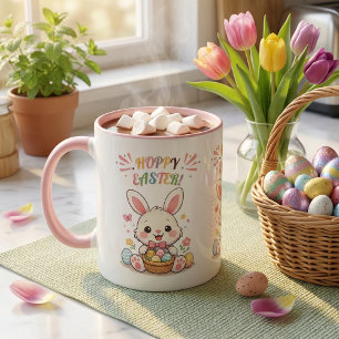 Caneca Fofinho Coelho da Páscoa Saltitante