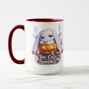 Caneca Fofinho demais para ser assustador Coelho de Abóbo