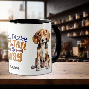Caneca Fofo-Cachorro Que Você Faz O Meu Pano-De-Cauda